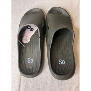 So Moss Moss Green Slide Sandals Women 10 Eco-Friendly Lightweight & Comfortable